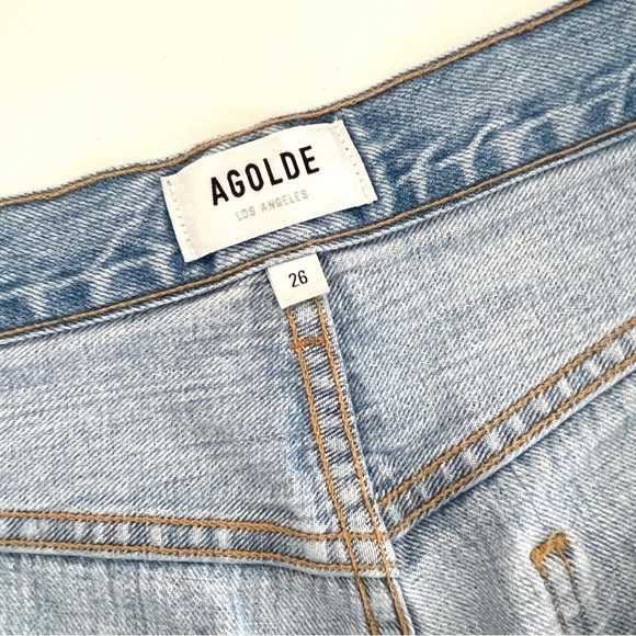 AGOLDE Criss Cross Denim Jeans - Picture 10 of 15